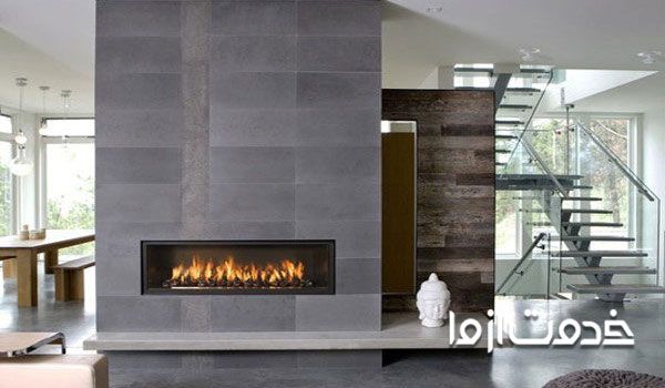 ایده سنگ مرمر در بازسازی شومینه