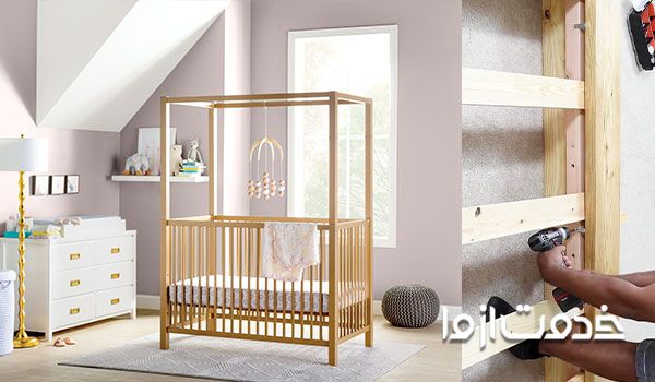ابزار و وسایل ساخت تخت نوزاد در خانه