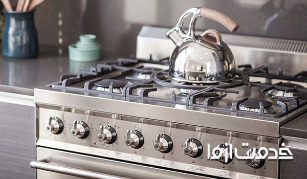 جلوگیری از سیاه شدن صفحه گاز استیل