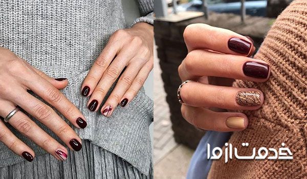 طرح ژلیش ناخن طبیعی