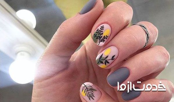 رنگ لاک و ژلیش ناخن پاییزی 