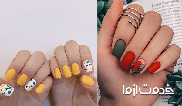 بهترین مدل ژلیش ناخن پاییزی
