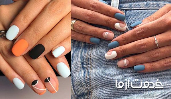 رنگ‌های ترند و  رنگ های پاییزی در ژلیش ناخن 