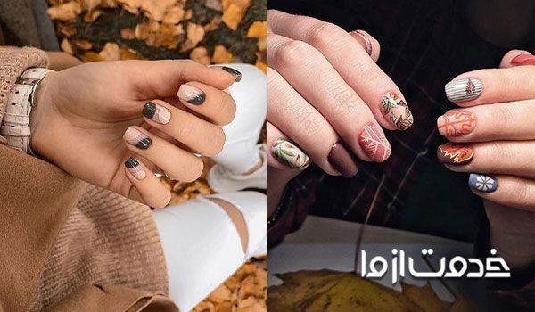 ژلیش ناخن پاییزی جدید 