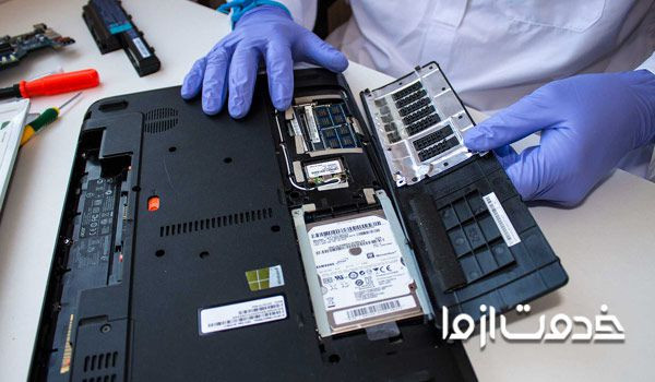 سرویس لپ تاپ  hp