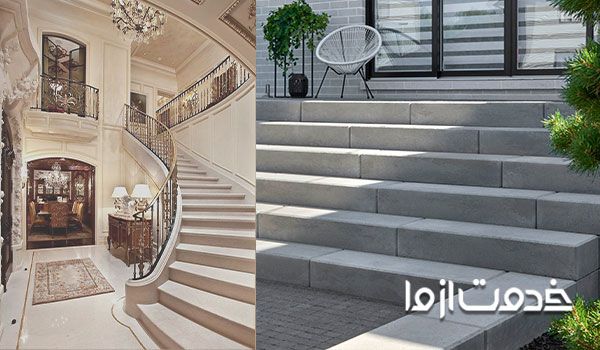 میزان قیمت سنگ کاری راه پله
