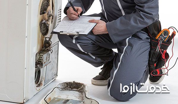 تست موتور اینورتر لباسشویی