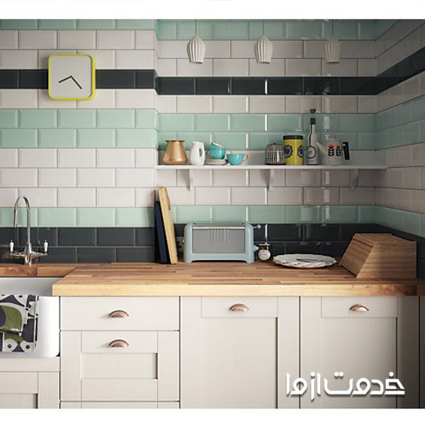 کاشی کاری آشپزخانه