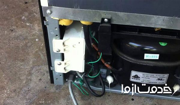 علت داغ شدن بدنه یخچال فیلور