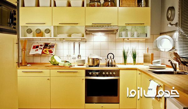 رنگ مناسب کابینت در فنگ شویی آشپزخانه
