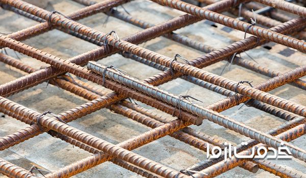 نحوه قرارگیری آرماتور بندی بر روی سازه‌ها