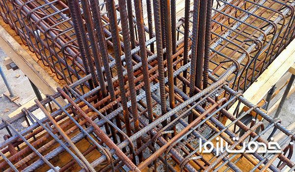  آرماتوربندی ستون و سقف