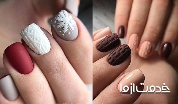 مدل کاشت ناخن مربعی