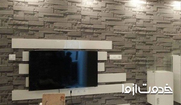 مدلهای سنگ آنتیک پشت تلویزیون