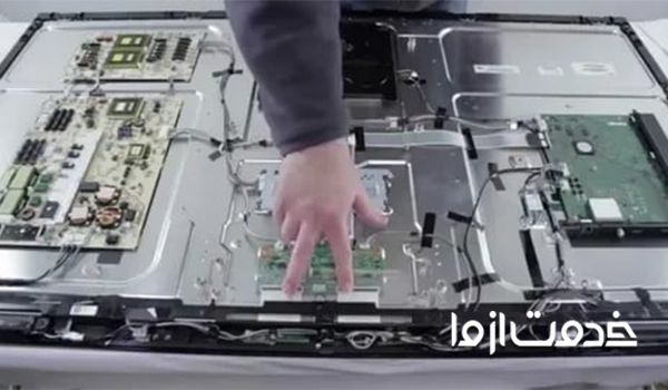 تعمیر یا تعویض پنل تلویزیون آب خورده