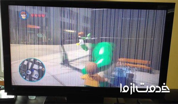 تعمیر خط روی تلویزیون