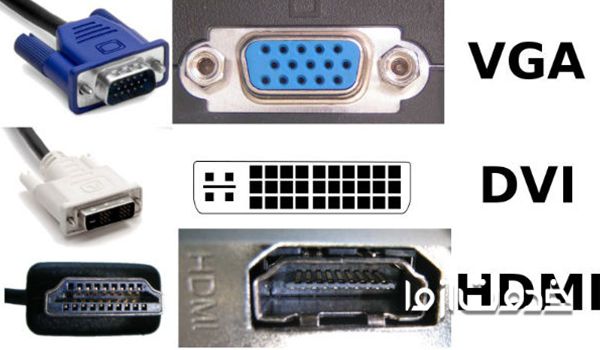 اتصال تلویزیون به کامپیوتر با کابل vga