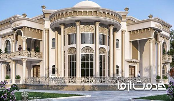نمای سنگ رومی سفید