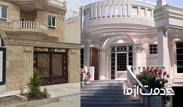 سنگ نمای رومی یک طبقه