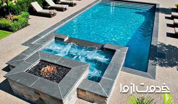  استخر با سنگ لاشه