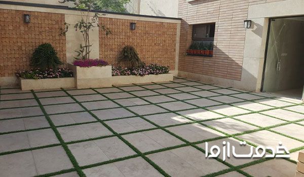 سنگ کف حیاط