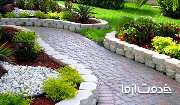 سنگ فرش حیاط در مدل های مختلف 