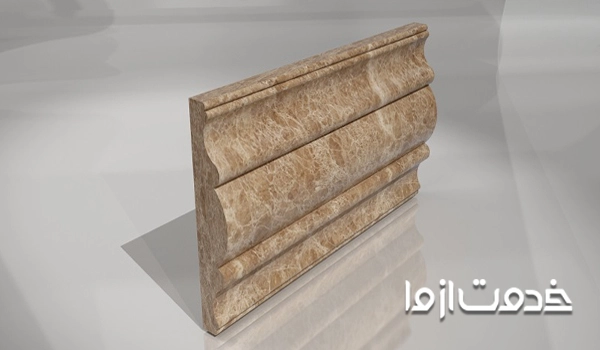 قرنیز سنگی ابزار خورده 