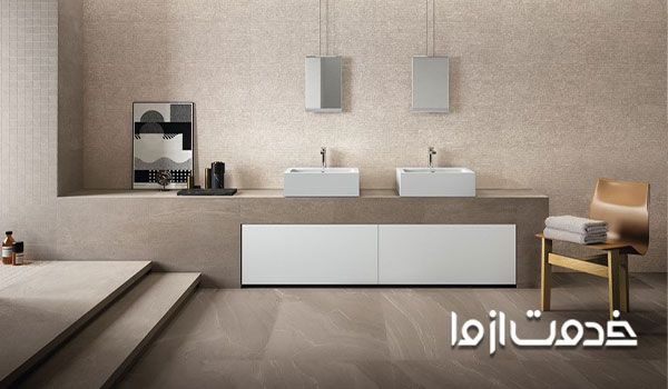 سرامیک طرح سنگ برای دیوار حیاط