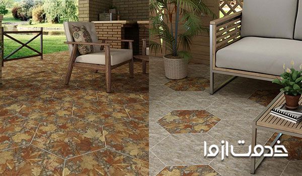 سرامیک طرح سنگ اسلب برای حیاط 