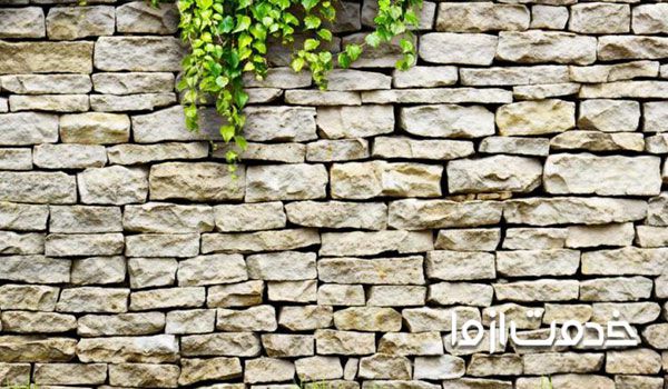 مراحل ساخت دیوار سنگی 
