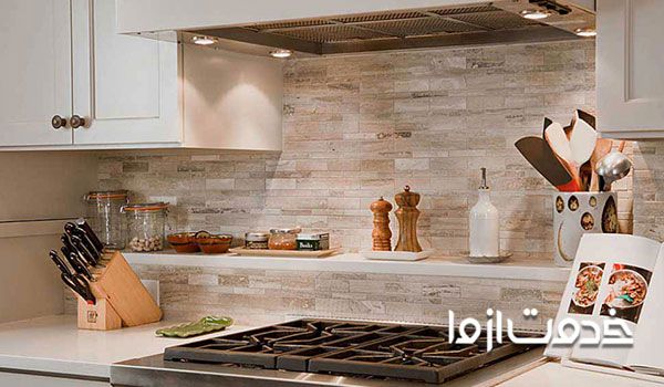 دیوار پوش سنگی گرانیت برای آشپزخانه