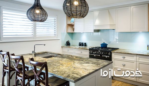 نحوه نصب سنگ اسلب کف