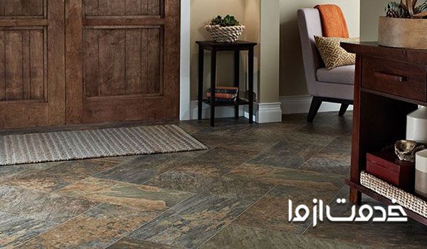 مدل های مختلف نصب سنگ اسلب کف