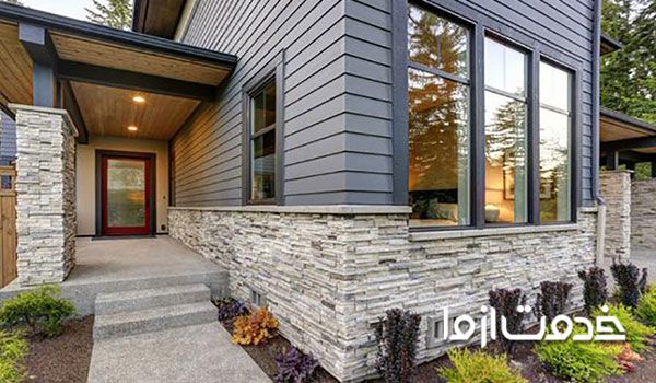 سنگ مصنوعی نمای بیرون ساختمان