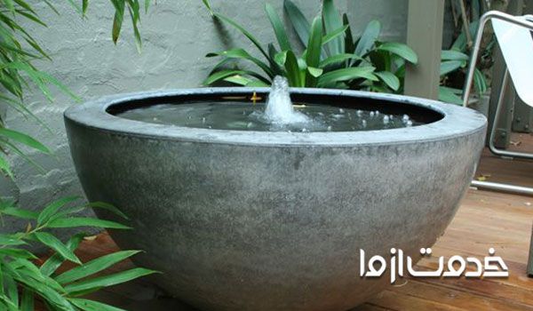 آبنما سنگی مدرن