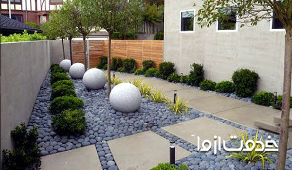 سنگ پلیمری برای کف حیاط