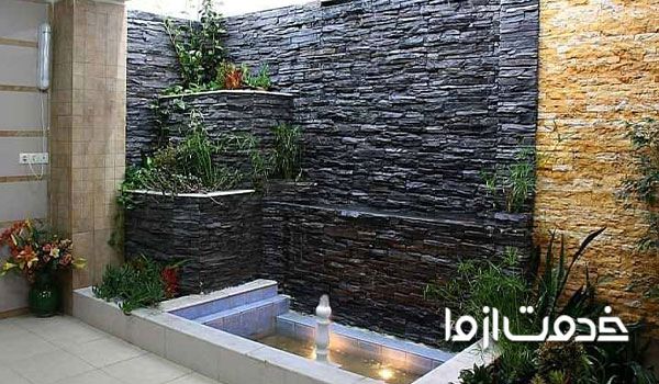 دیوار سنگ پلیمری یا مهندسی