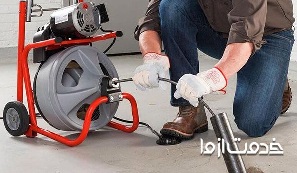 فنر زنی لوله فاضلاب