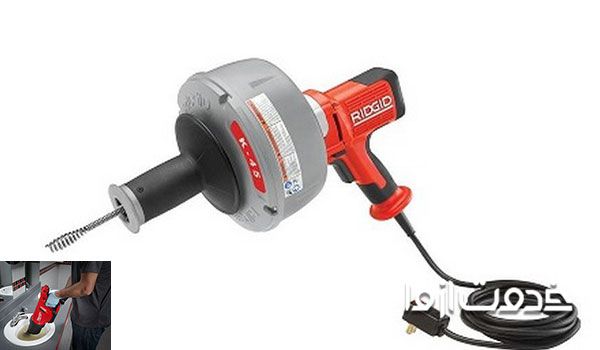 فنر زنی لوله فاضلاب با دریل