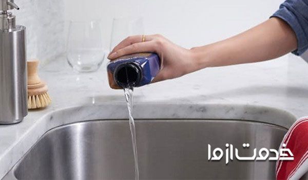 باز کردن لوله حمام با جوهر نمک