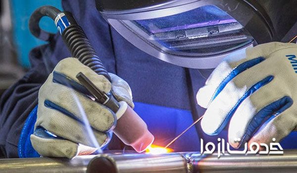 جوشکاری استنلس استیل با گاز به روش MIG