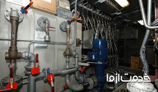 کاربرد لوله کشی موتورخانه ساختمان