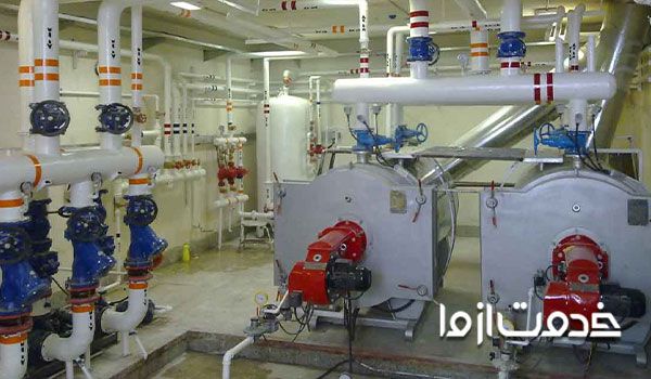 نصب و اجرای لوله کشی موتورخانه ساختمان