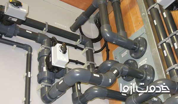 نحوه لوله کشی upvc