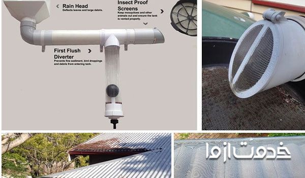مراحل لوله کشی آب باران ساختمان