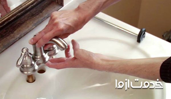 راهنمای نصب شیر روشویی راسان