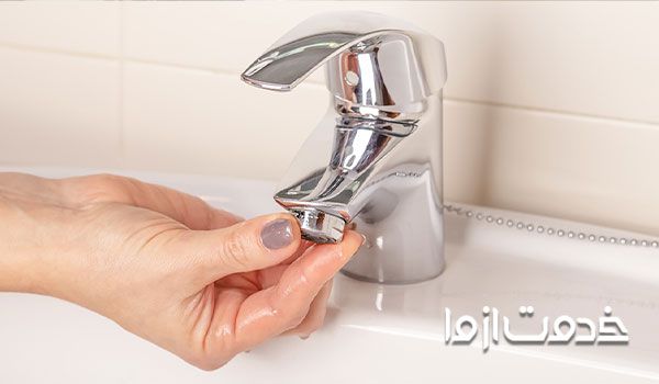نحوه نصب شیر اهرمی روشویی