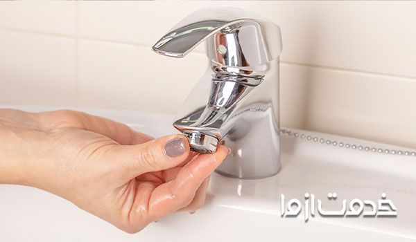 نحوه نصب شیر اهرمی روشویی