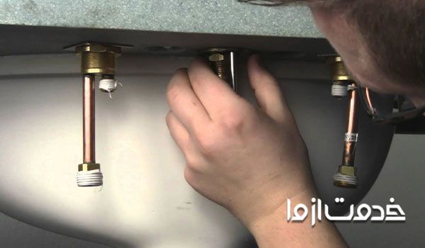 نصب شیر روشویی قهرمان