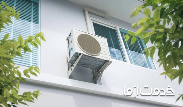 نصب کولر گازی در بالکن